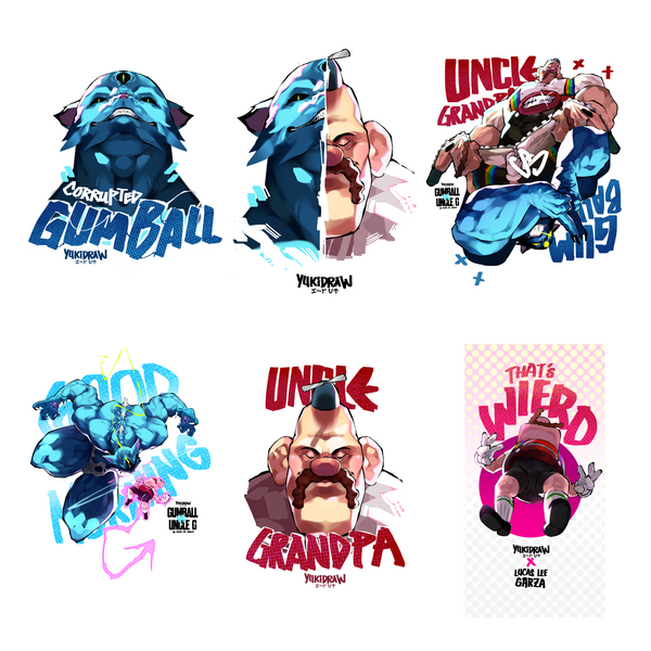 CARTOON OBLIVION STICKER SET